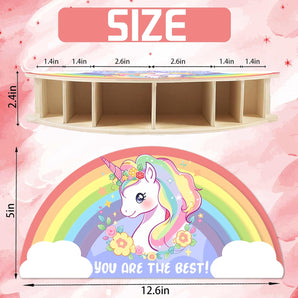 [RESIGILAT] Suport creioane Unicorn, organizator birou copii, lemn