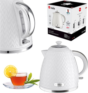 [RESIGILAT] Fierbator electric eldom 1,7l 2000W alb clasic retro