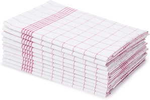 [RESIGILAT] Amago - 10 prosoape de ceai bumbac 50 x 70 cm rosu