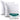 [RESIGILAT] Fata de perna 50x50, Microfibra, Alba, Set 2