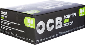 [RESIGILAT] OCB ActivTips Slim, Filtre carbon activ 7 mm, 10 x 50 bucati