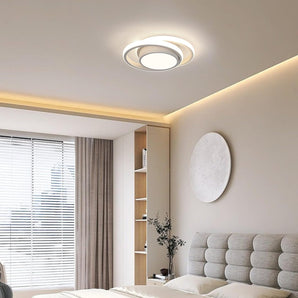 Comely Plafonieră LED modernă, 32W, 2350LM, 4500K alb neutru, design rotund, Ø 280mm - Plafonieră LED eficientă energetic pentru dormitor, baie, bucătărie, hol și balcon [clasa energetică E]