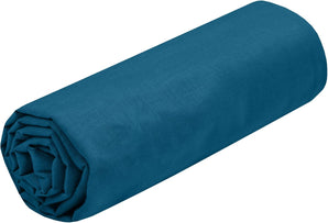 [RESIGILAT] Cearsaf elastic STOF, 180 x 200 cm, 100% bumbac, culoare petrol