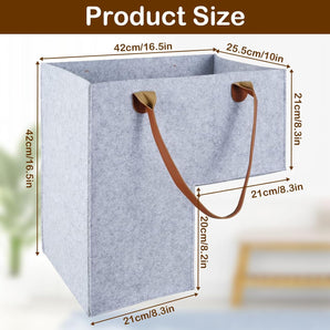 [RESIGILAT] Cos tip scara L, organizator fetru, 41 x 26 x 41 cm