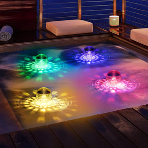 [RESIGILAT] Lumina solara LED pentru piscina si iaz decorativa