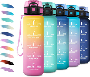 [RESIGILAT] Sticla Apa 500 ml, Motivationala cu Marcaj de Timp, Etansa