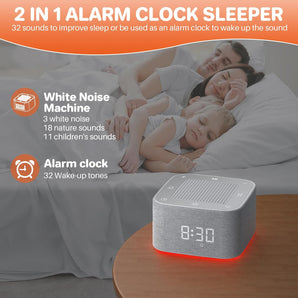 [RESIGILAT] Ceas digital alarma 2 in 1 cu sunete linistitoare
