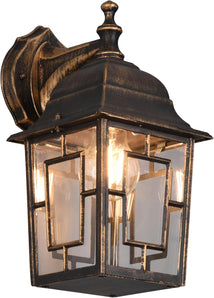 [RESIGILAT] Trio Lighting Volturno Aplica Exterior, Aluminiu, Sticla Transparenta