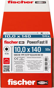 [RESIGILAT] fischer PowerFast II CTP 10 x 140, 50 buc, surub lemn