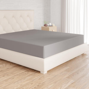 [RESIGILAT] Cearsaf elastic Amazon Basics, 200x200 cm, gri inchis