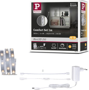 [RESIGILAT] Banda LED Paulmann MaxLED 1m 300lm 30LED 2700K argintie