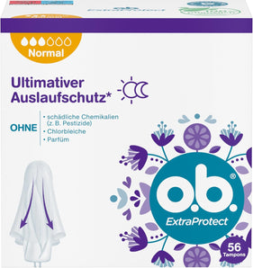 [RESIGILAT] o.b. ExtraProtect Normal 56 buc tampoane menstruale