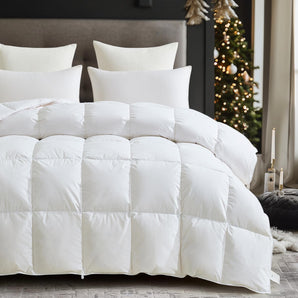 [RESIGILAT] Plapuma din puf 155x220cm cu bumbac 100% pentru alergici