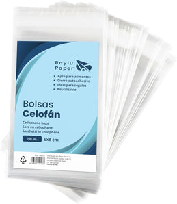 [RESIGILAT] RAYLU PAPER - 100 pungi celofan transparent 6x8 cm