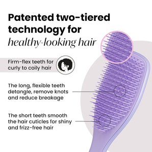 [RESIGILAT] Perie Tangle Teezer Ultimate Detangler, Pentru Păr Creț 3C-4C, Definire Bucle, Violet