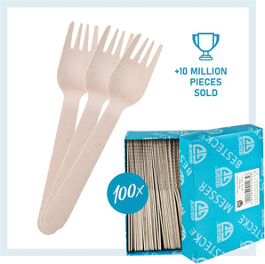 [RESIGILAT] GRÄWE Tacamuri de unica folosinta, furculite din lemn, 100 bucati