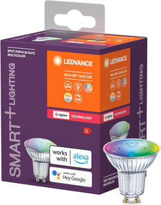 [RESIGILAT] LEDVANCE Smart+ PAR16, 4.9W, RGBW, soclu GU10, 1 pachet