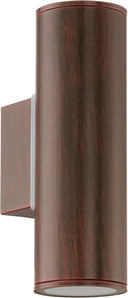 [RESIGILAT] EGLO Riga, LED Perete Exterior, 2 Lumini, Otel Inoxidabil, IP44