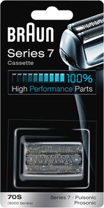 [RESIGILAT] Cap de ras electric Braun Series 7 70S Original, Argintiu – Compatibil cu Modelele Series 7 și Pulsonic