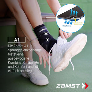 [RESIGILAT] Bandaj glezna Zamst A1 ajustabil pentru sport XL dreapta