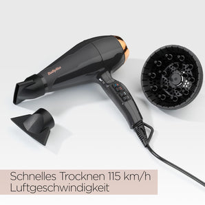 [RESIGILAT] Uscator par BaByliss Italian Air Pro 2200W negru