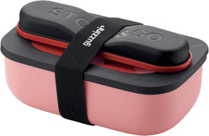 [RESIGILAT] Guzzini Set Lunchbox cu tacamuri rosu 900ml 20 x 12 x 7 cm