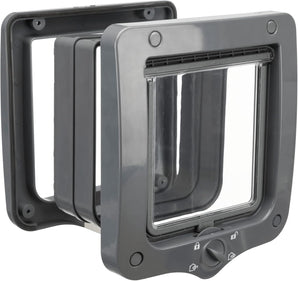[RESIGILAT] Usa pisici impermeabila Trixie 20x22cm gri 44232