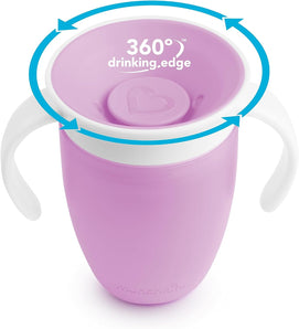 [RESIGILAT] Pahar sippy Munchkin 360 ml violet, fara BPA, spalat masina