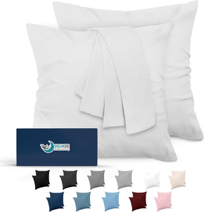 [RESIGILAT] Perne 80x80 alb Set 2 Microfibre Oeko-TEX