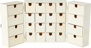 [RESIGILAT] Calendar Advent Triptique lemn Artemio 55 x 6.5 x 28 cm