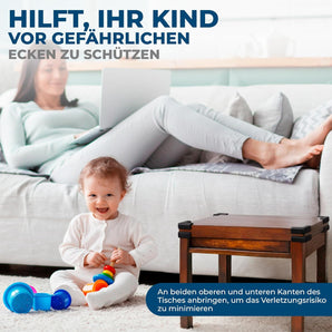 [RESIGILAT] Hoffenbach 12x Protectii colt bebelusi, autoadezive, Negru