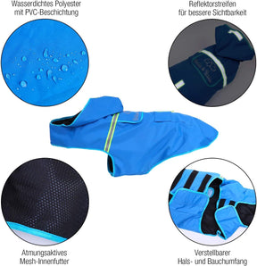 [RESIGILAT] Bella Balu, Pelerina impermeabila pentru caini, M - Portocaliu