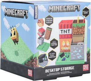[RESIGILAT] Organizator birou Minecraft, 4 blocuri modulare personalizabile.
