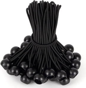 [RESIGILAT] Tensionator cauciuc cu minge 15cm 50 bucati negru