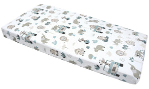 [RESIGILAT] Fata de pat 60x120 mint zoo 100% bumbac pentru copii