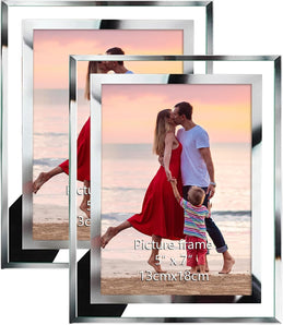 [RESIGILAT] Cadru foto Giftgarden 13x18 cm argintiu set 2 bucati