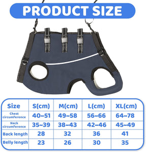 [RESIGILAT] Ham sustinere caini, curea reglabila, respirabila, XL