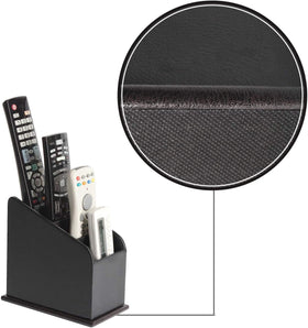[RESIGILAT] JACKCUBE DESIGN Suport telecomanda, 4 compartimente, negru