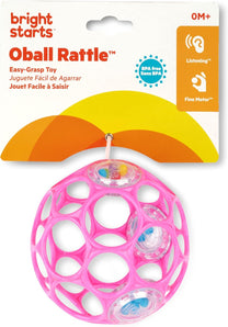[RESIGILAT] Jucarie Oball Rattle roz, usor de prins pentru copii
