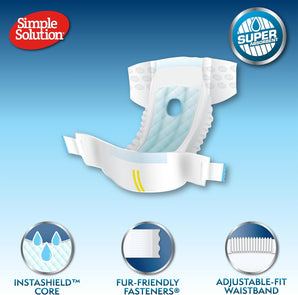[RESIGILAT] Scutece Simple Solution pentru cate super absorbante 12 bucati