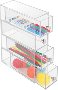 [RESIGILAT] iDesign organizator machiaj 4 sertare turn transparent