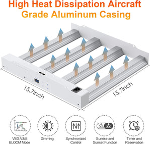 [RESIGILAT] Lampa LED de crestere SPF1200 PRO 120W pentru plante