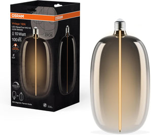 [RESIGILAT] BEC LED OSRAM Vintage 1906 Elipsa 4.8 W E27, fumuriu
