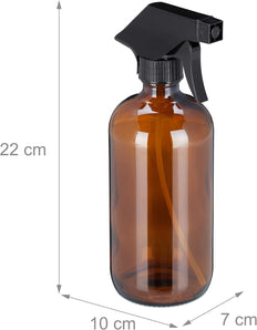 [RESIGILAT] Relaxdays Spray Set 2 x 500 ml, Reincarcabila, Maro