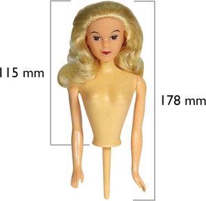 [RESIGILAT]  Păpușă Topper Tort din Lemn, Blondă Multicoloră, 17,8 cm