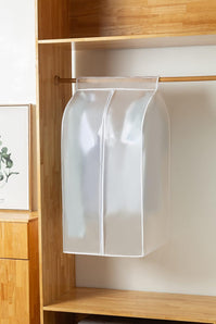 [RESIGILAT] Husa haine, 60 x 50 x 90 cm, PEVA transparenta, cu fermoar