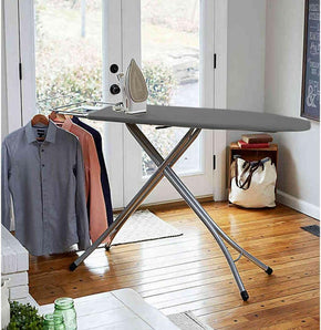 [RESIGILAT] Husă pentru masă de călcat Vileda, metalizată, argintie, termo-reflectorizantă, 110–130 x 30–45 cm