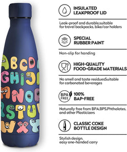 [RESIGILAT] Sticla de baut KollyKolla 500ml inoxidabil pentru copii