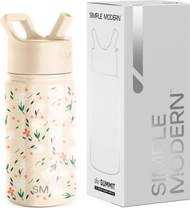 [RESIGILAT] Sticla Simple Modern copii Chloe Floral 415ml