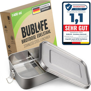 [RESIGILAT] Cutie pranz 1400 ml, compartimente, otel inoxidabil, copii/adulti